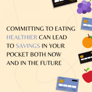 Committing to Eating Healthier Can Lead to Savings in Your Pocket Both Now and in the Future