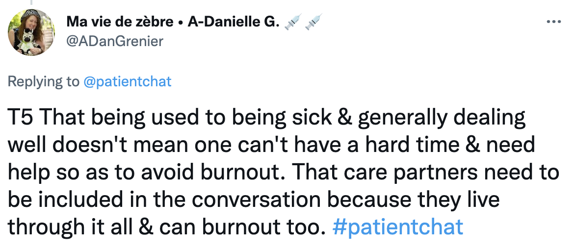 Let’s Talk Burnout: Patients and Care Partners Highlights