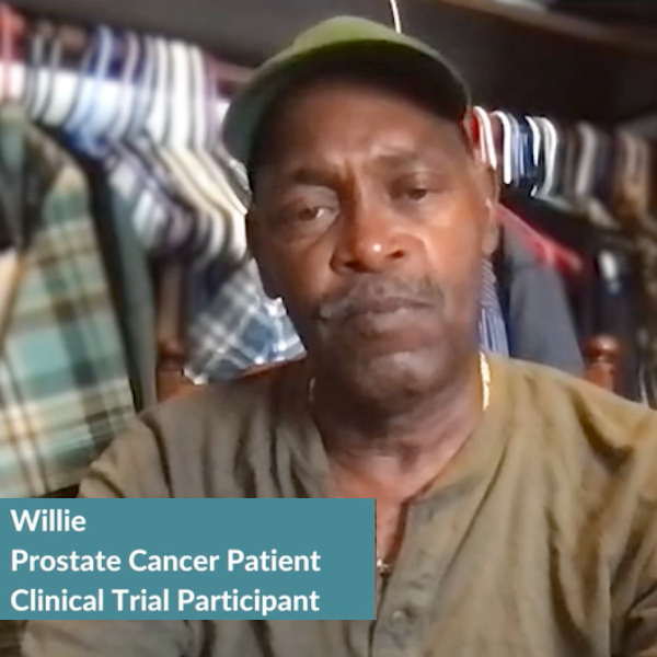 Advanced Prostate Cancer: Willie’s Clinical Trial Profile