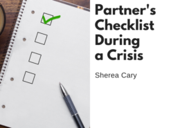 Care Partner's Checklist During a Crisis
