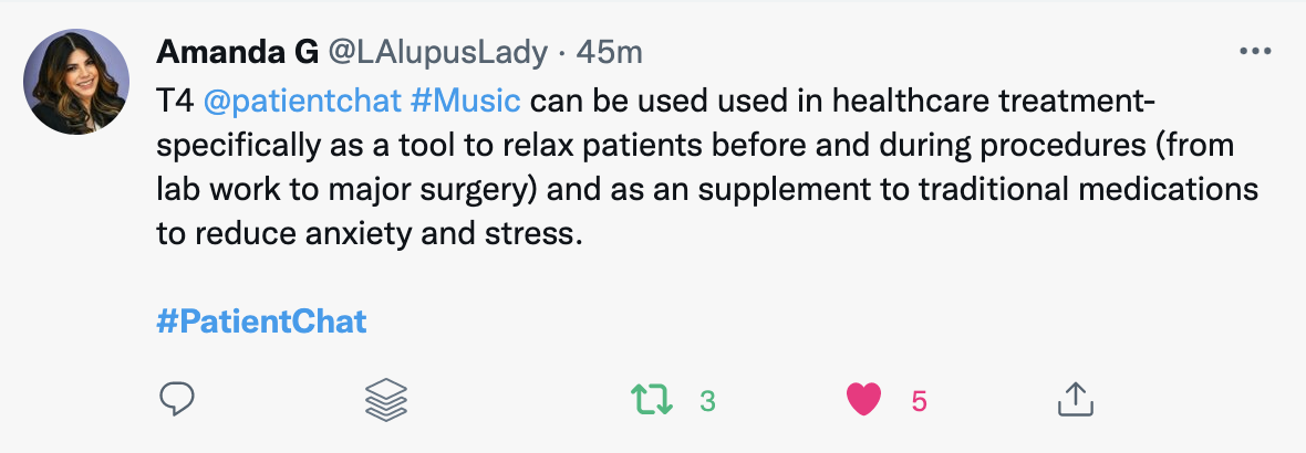 #patientchat - What Role Does Music Play in Your Mental Health? Highlights