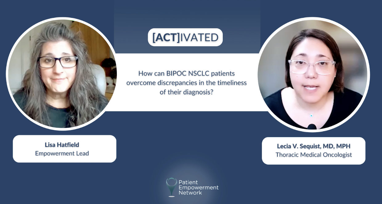 How Can BIPOC NSCLC patients overcome discrepancies in the timelines of their diagnosis? 